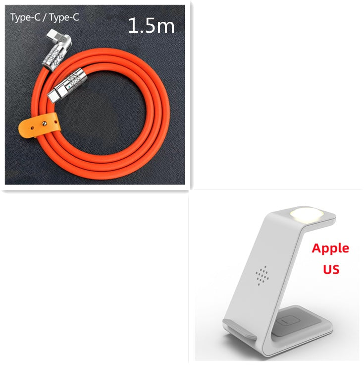 3-in-1 Wireless Charging Station for Apple & Samsung Devices