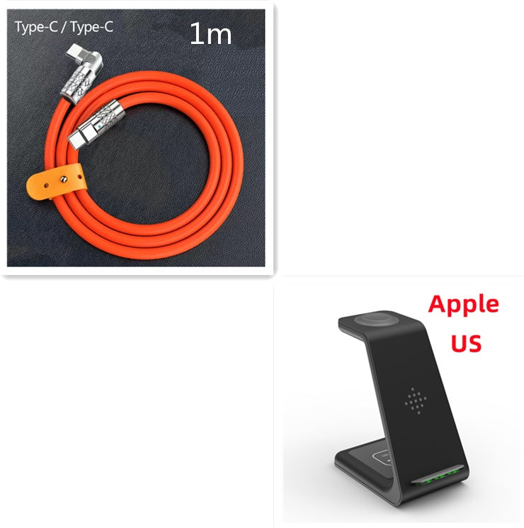 3-in-1 Wireless Charging Station for Apple & Samsung Devices