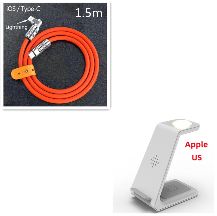 3-in-1 Wireless Charging Station for Apple & Samsung Devices