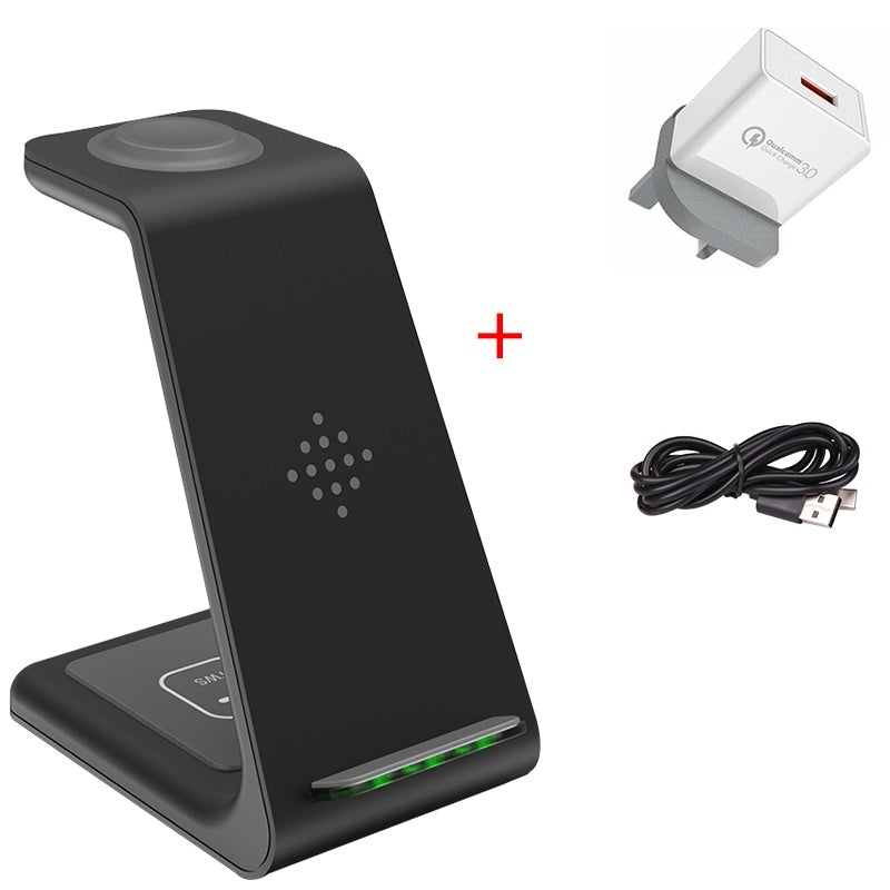 3-in-1 Wireless Charging Station for Apple & Samsung Devices