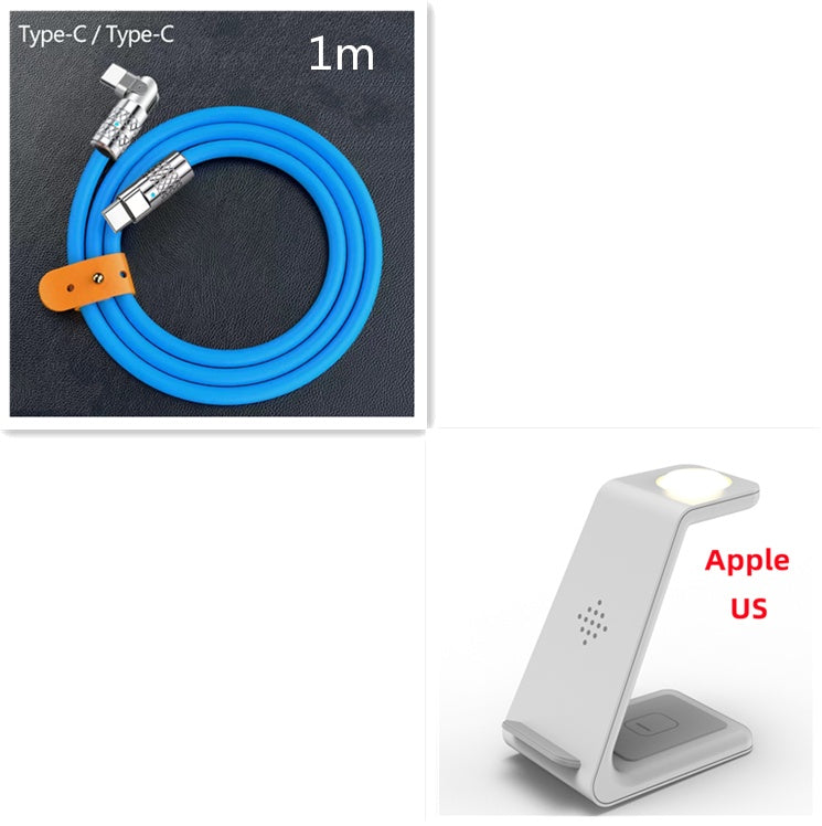 3-in-1 Wireless Charging Station for Apple & Samsung Devices