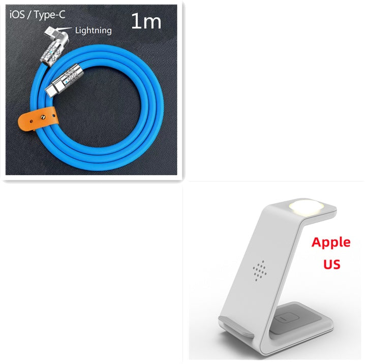 3-in-1 Wireless Charging Station for Apple & Samsung Devices