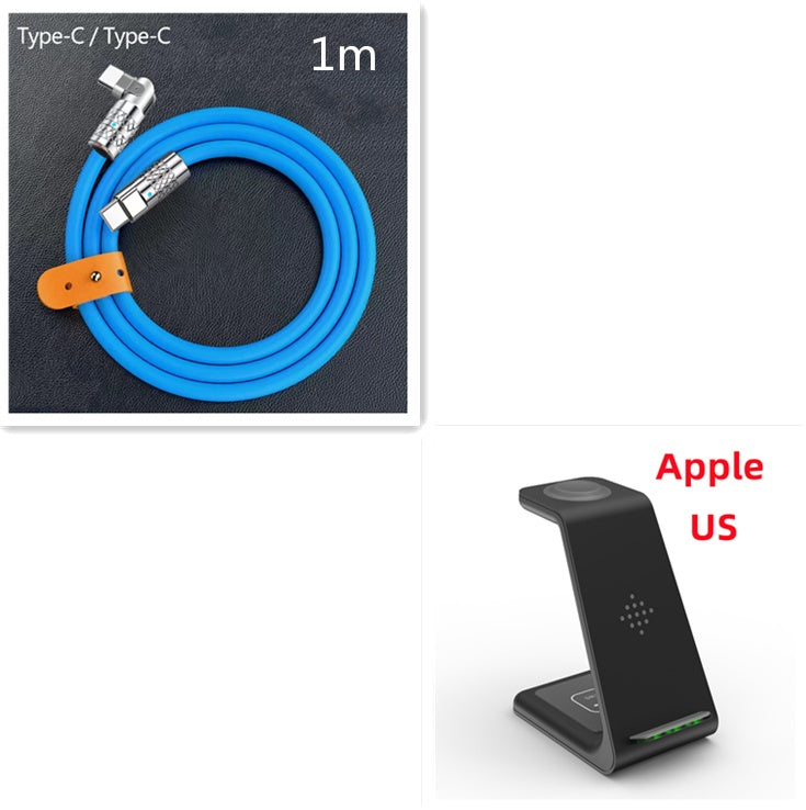 3-in-1 Wireless Charging Station for Apple & Samsung Devices