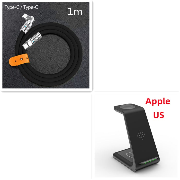 3-in-1 Wireless Charging Station for Apple & Samsung Devices