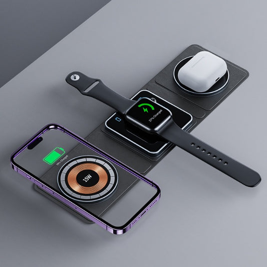 Fold & Go 3-in-1 Magnetic Wireless Charging Station
