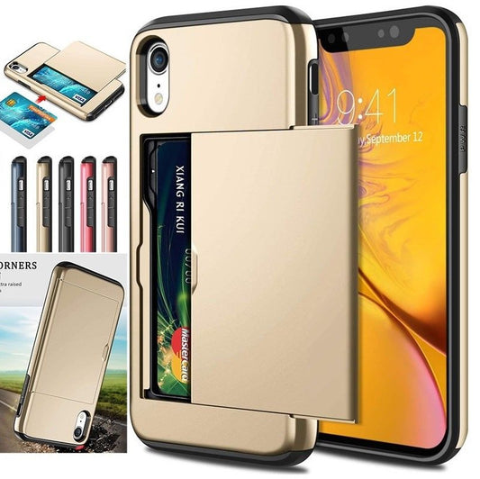 Armor Defender Wallet Case for [Your Phone Model] with Hidden Card Holder