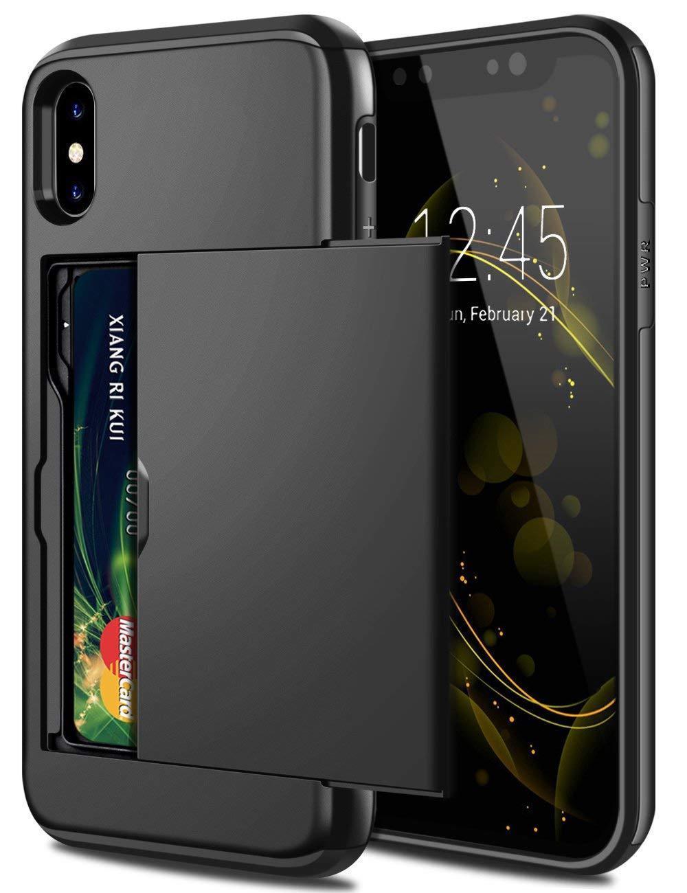 Armor Defender Wallet Case for [Your Phone Model] with Hidden Card Holder
