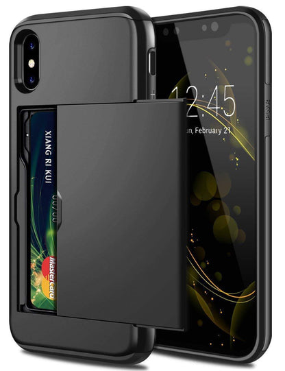 Armor Defender Wallet Case for [Your Phone Model] with Hidden Card Holder