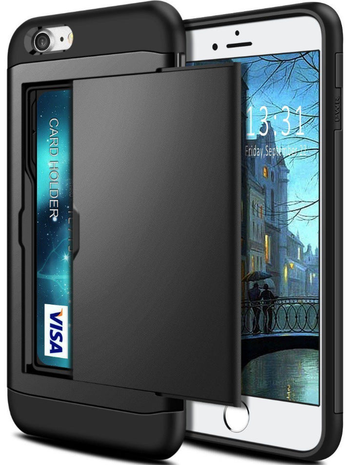 Armor Defender Wallet Case for [Your Phone Model] with Hidden Card Holder