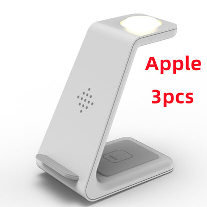 3-in-1 Wireless Charging Station for Apple & Samsung Devices