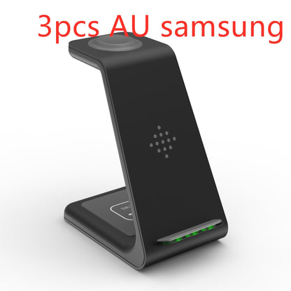 3-in-1 Wireless Charging Station for Apple & Samsung Devices