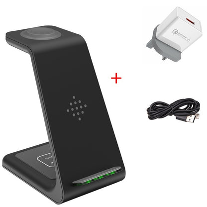 3-in-1 Wireless Charging Station for Apple & Samsung Devices