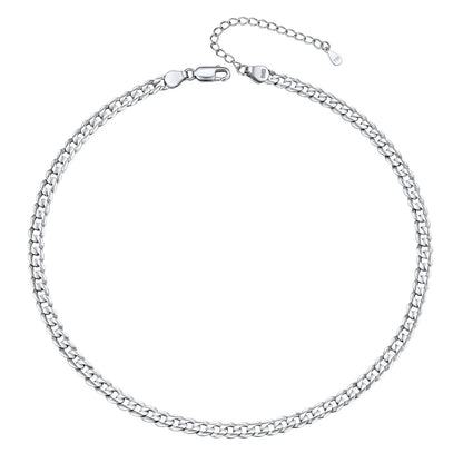 14K Gold Plated Italian 5MM Cut Figaro Necklace for Women Men, 925 Silver, Classic Style, Daily Wear, Valentine'S Day Birthday Party Gift (With Gift Box)
