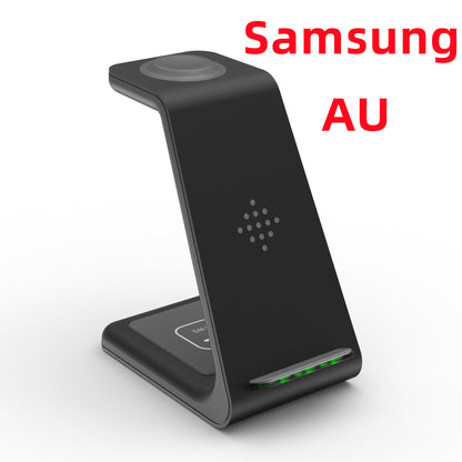 3-in-1 Wireless Charging Station for Apple & Samsung Devices