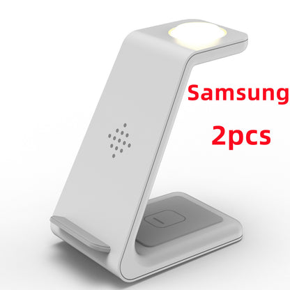3-in-1 Wireless Charging Station for Apple & Samsung Devices