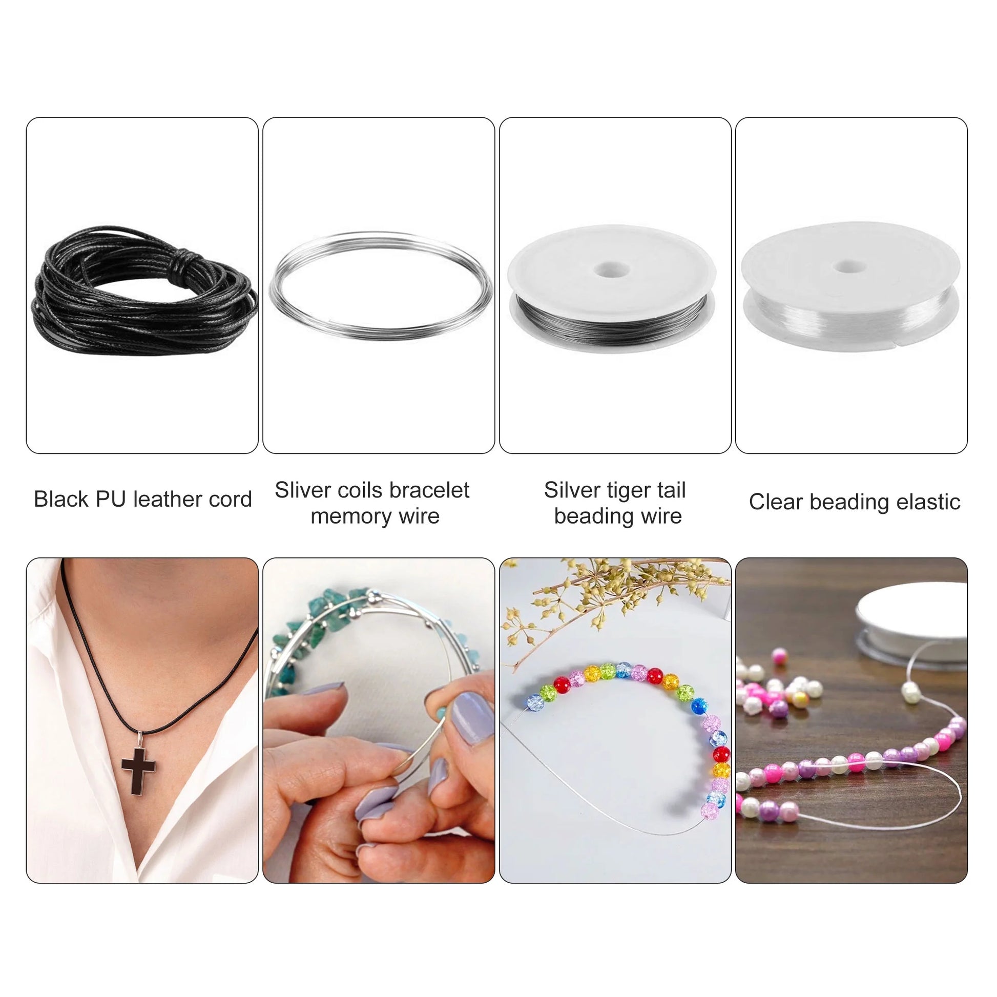 Jewelry Making Supplies Kit, Crafting Earring Ring Jewelry Making Repair Tools Kit
