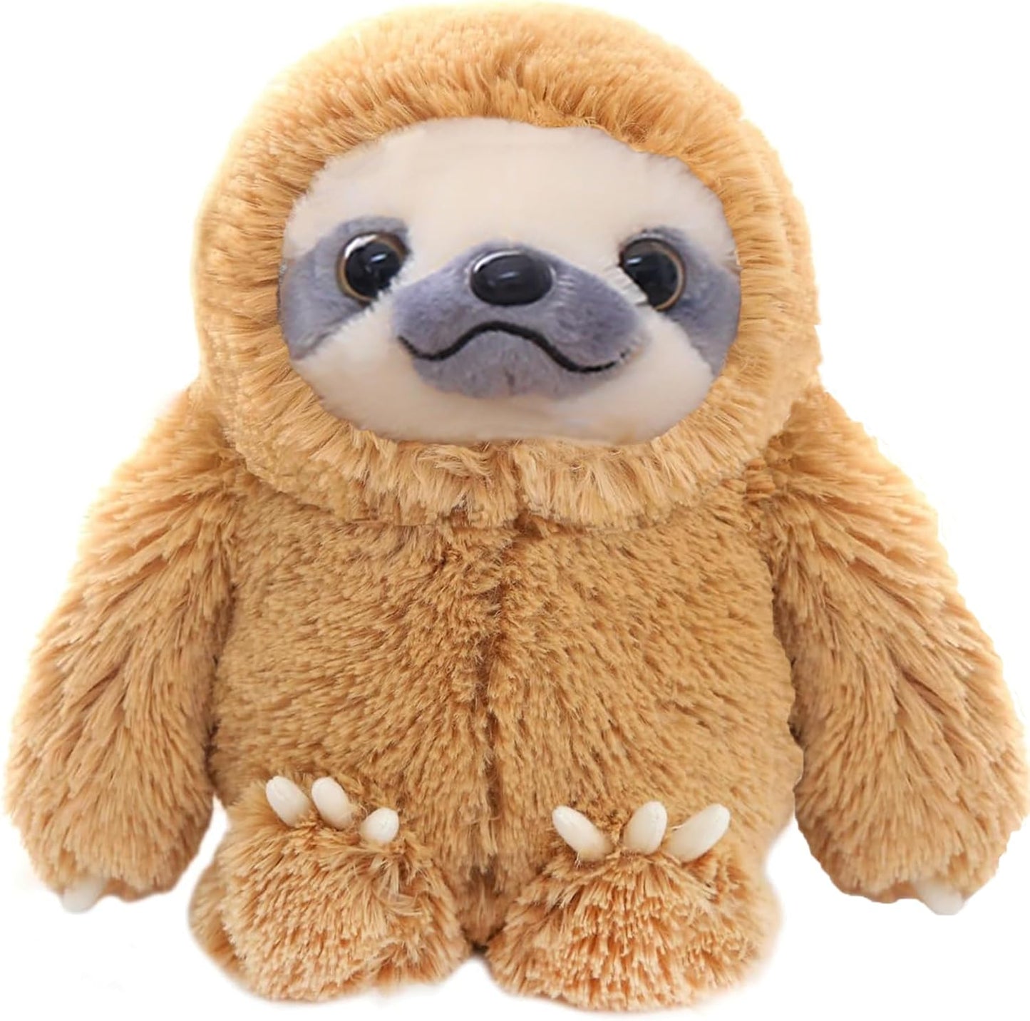 Cute Sloth Stuffed Animal Toy,Small Plush Sloth Tedy Bear Stuffed Animal Toys for Kids Birthday Gift Baby Doll (Ivory,15.7 Inches)