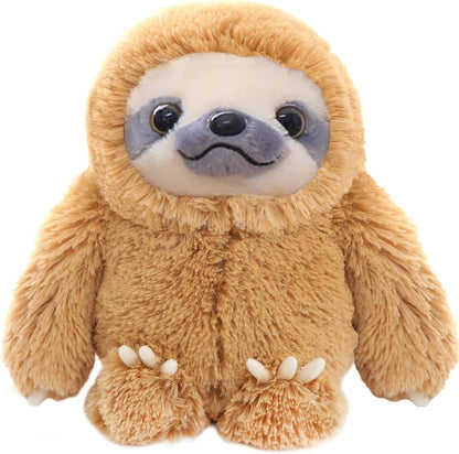 Cute Sloth Stuffed Animal Toy,Small Plush Sloth Tedy Bear Stuffed Animal Toys for Kids Birthday Gift Baby Doll (Ivory,15.7 Inches)